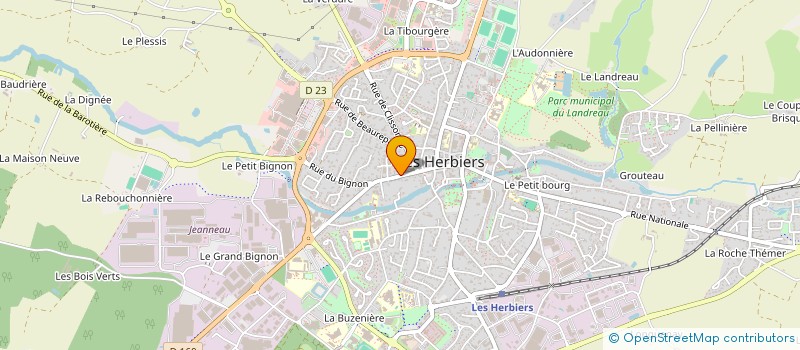 localisation de l'entreprise OMEGAETERNUM  LES HERBIERS