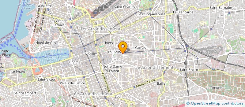 localisation de l'entreprise OMEGAS 28 CHAVE  MARSEILLE