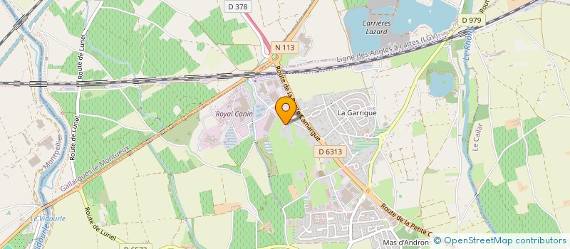 localisation de l'entreprise OMEGATRANS  CODOGNAN