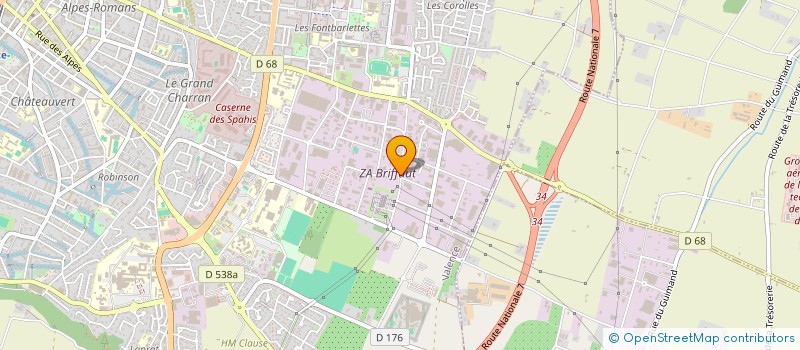 localisation de l'entreprise OMEIS  VALENCE