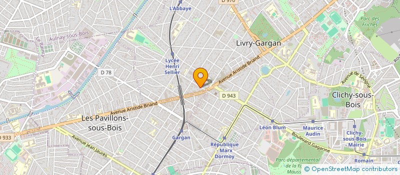 localisation de l'entreprise OMELEC à LIVRY-GARGAN