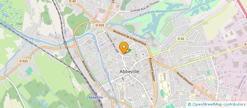 localisation de l'entreprise OMELETTE GEANTE - ABBEVILLE - BAIE DE SOMME à ABBEVILLE