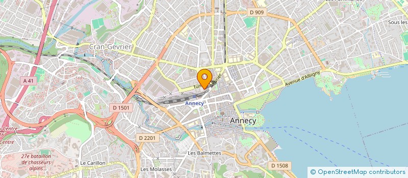 localisation de l'entreprise OMEN-DATA FRANCE à ANNECY