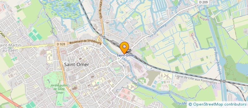 localisation de l'entreprise OMEN PERFORMANCE  SAINT-OMER