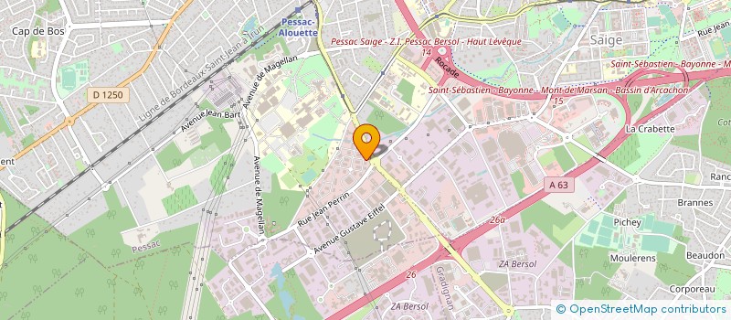 localisation de l'entreprise OMENI PATRIMOINE  PESSAC