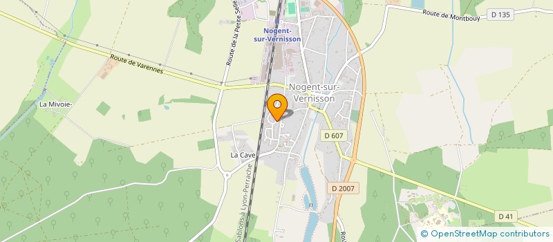 localisation de l'entreprise OMENKART à NOGENT-SUR-VERNISSON