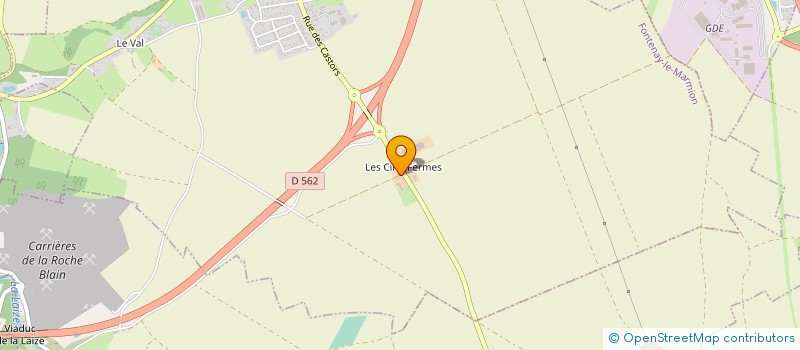 localisation de l'entreprise OMENS à FONTENAY-LE-MARMION