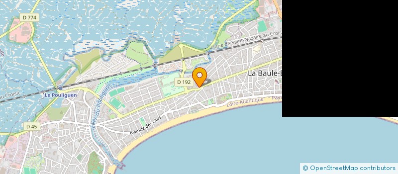 localisation de l'entreprise OMEO à LA BAULE-ESCOUBLAC