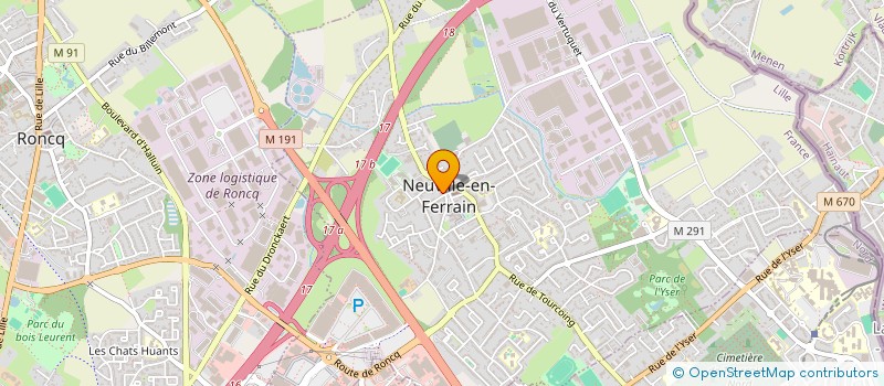 localisation de l'entreprise OMER 2020 à NEUVILLE-EN-FERRAIN
