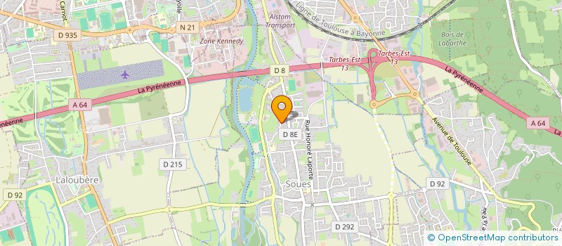 localisation de l'entreprise OMER  SOUES