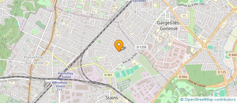 localisation de l'entreprise OMER à STAINS