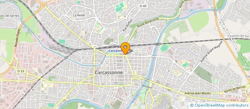 localisation de l'entreprise OMER à CARCASSONNE