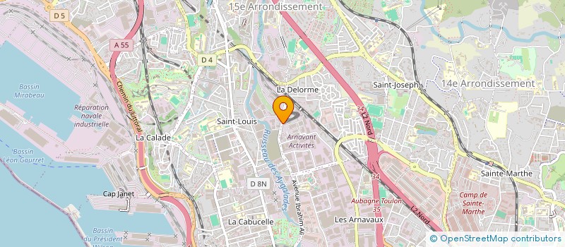 localisation de l'entreprise OMER à MARSEILLE 15EME