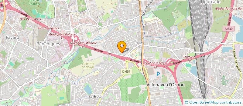 localisation de l'entreprise OMER PLATRERIE ILIEV à VILLENAVE-D'ORNON