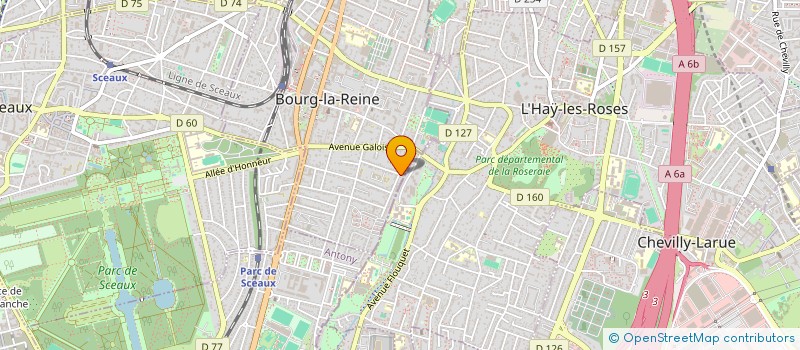 localisation de l'entreprise OMERA à BOURG-LA-REINE