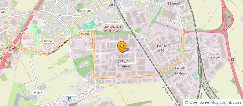 localisation de l'entreprise OMERIM à LESQUIN