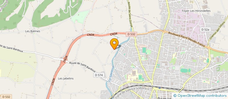 localisation de l'entreprise OMERION  ROMANS-SUR-ISERE