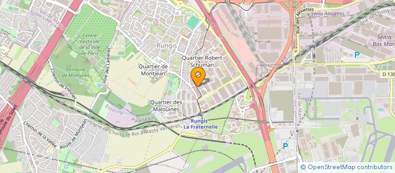 localisation de l'entreprise OMERS TALBOT PARTICIPATION (FRANCE) S.A.S à RUNGIS