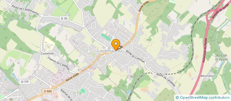 localisation de l'entreprise OMERTINE  CASTELMAUROU