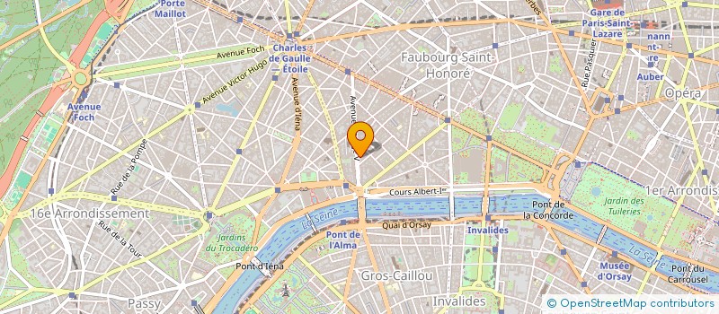 localisation de l'entreprise OMESSA E à PARIS