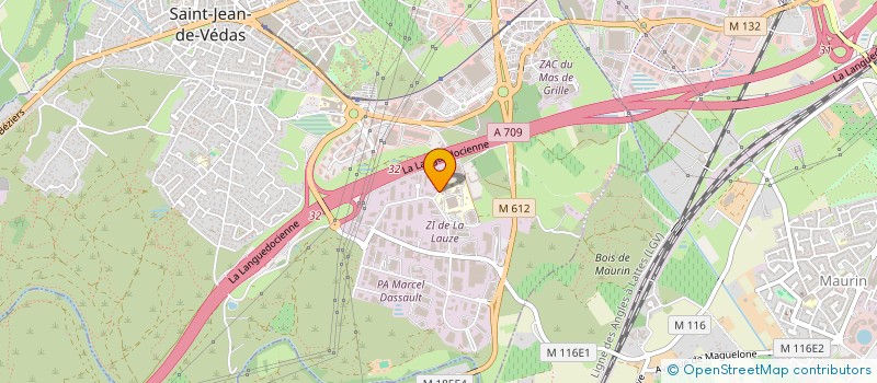 localisation de l'entreprise OMETRIX  SAINT-JEAN-DE-VEDAS