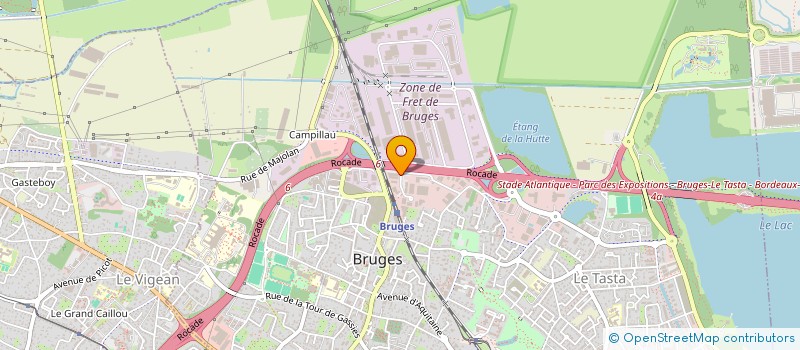 localisation de l'entreprise OMETSA à BRUGES