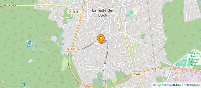 localisation de l'entreprise OMEVIA  LA TESTE-DE-BUCH