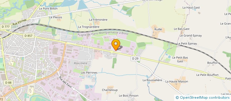 localisation de l'entreprise OMEX  VITRE