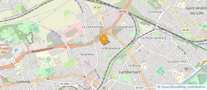localisation de l'entreprise OMEXE à LAMBERSART