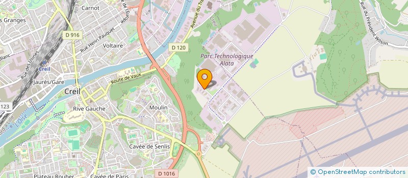 localisation de l'entreprise OMEXI  CREIL