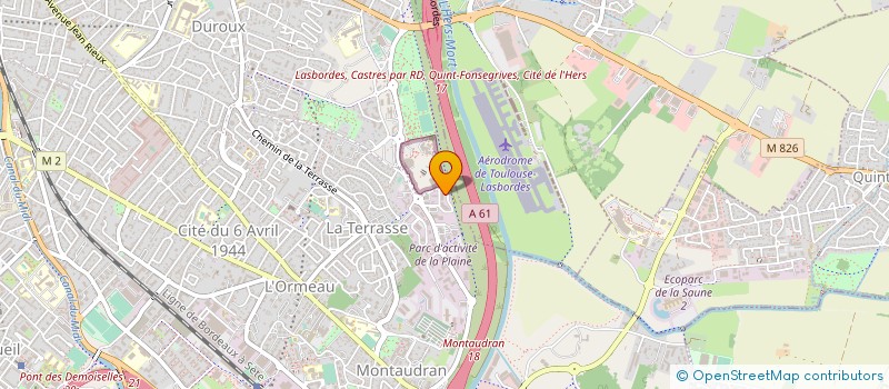 localisation de l'entreprise OMEXOM LIGNES SOUTERRAINES à TOULOUSE