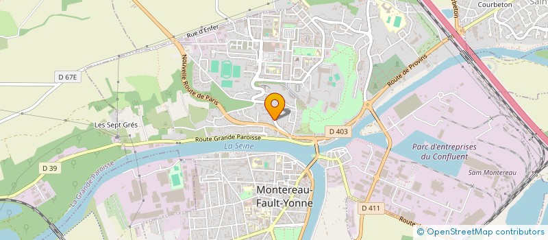 localisation de l'entreprise OMEY SERVICES  MONTEREAU-FAULT-YONNE