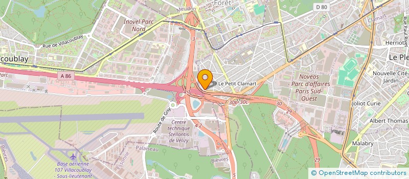 localisation de l'entreprise OMF à CLAMART