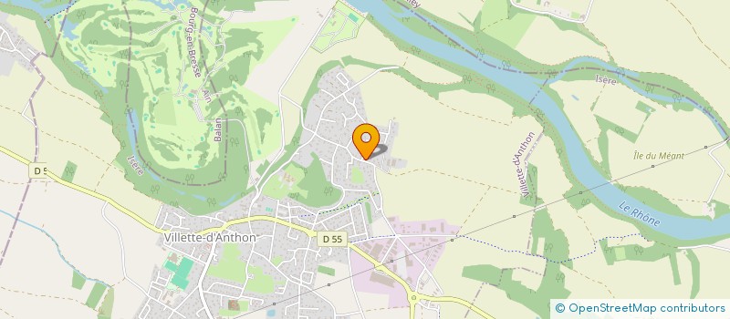 localisation de l'entreprise OMG CORSICA  VILLETTE-D'ANTHON