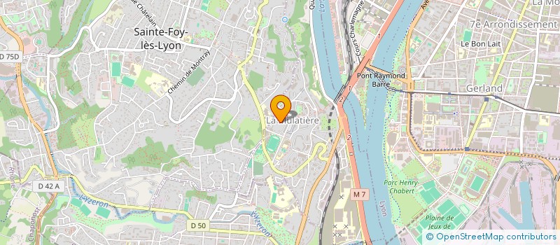 localisation de l'entreprise OMG MUSIC  LA MULATIERE