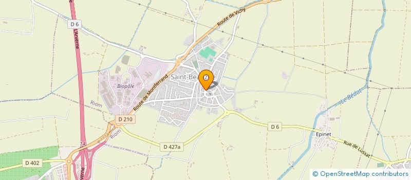 localisation de l'entreprise OMG RESTAURANT  SAINT-BEAUZIRE