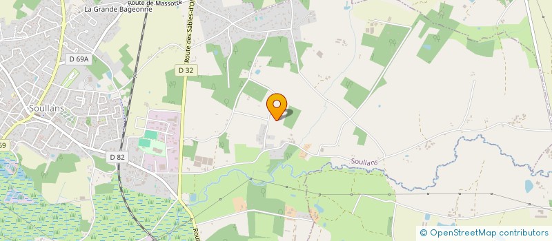 localisation de l'entreprise OMG TECHNOLOGIES  SOULLANS