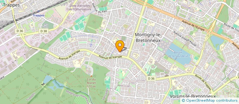 localisation de l'entreprise OMGG IMMOBILIER  MONTIGNY-LE-BRETONNEUX