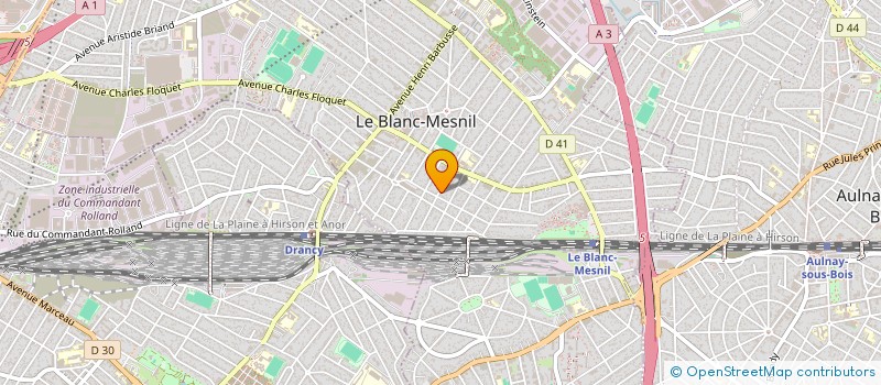 localisation de l'entreprise OMH CONSTRUCTION  LE BLANC-MESNIL