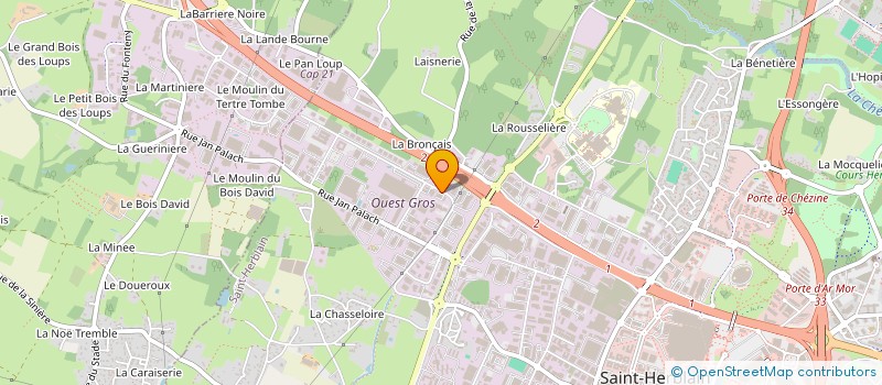 localisation de l'entreprise OMH IMMO  SAINT-HERBLAIN