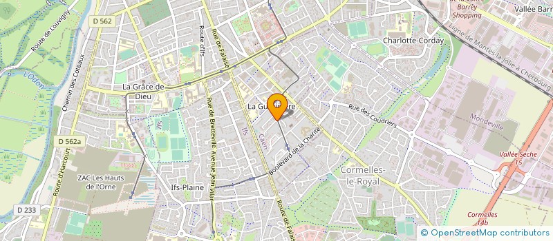 localisation de l'entreprise OMH PEINTURE à CAEN