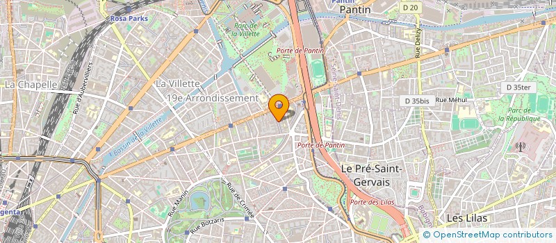 localisation de l'entreprise OMHI PARIS PRO  PARIS