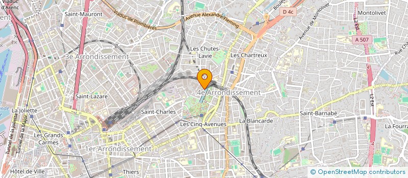 localisation de l'entreprise OMI PROCURE PERES OBLATS à MARSEILLE