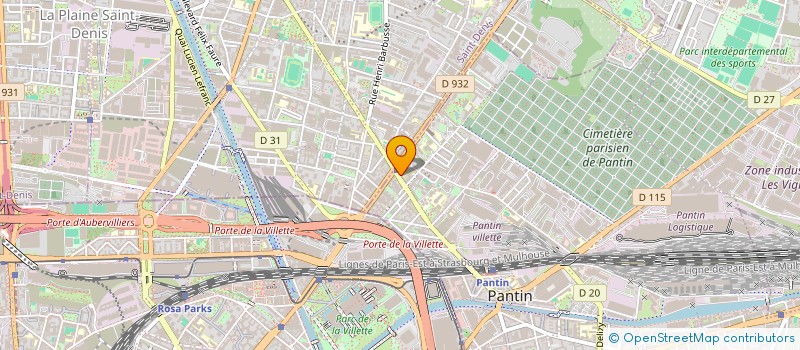 localisation de l'entreprise OMIAM'S  PANTIN