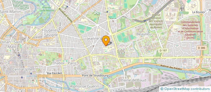 localisation de l'entreprise OMICA  RENNES