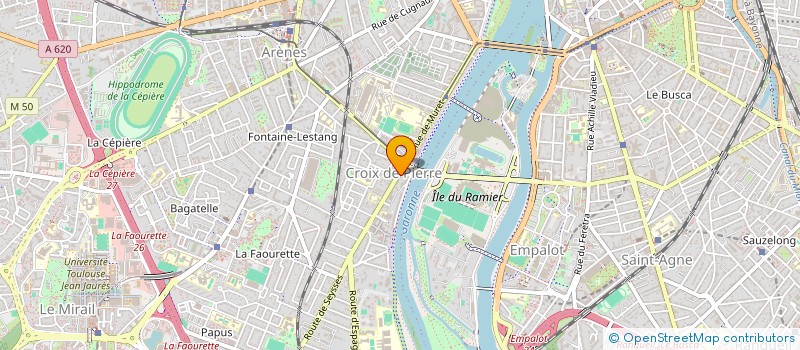 localisation de l'entreprise OMICEL  TOULOUSE