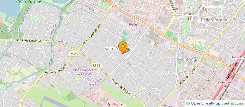 localisation de l'entreprise OMICRON à TOULOUSE