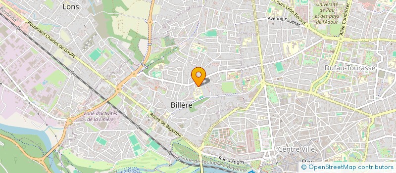 localisation de l'entreprise OMICRON  BILLERE