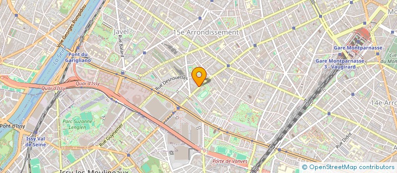localisation de l'entreprise OMICRON à PARIS
