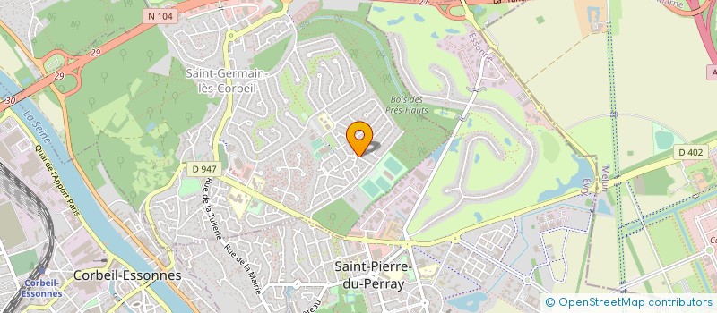 localisation de l'entreprise OMICRON COMMUNICATION à SAINT-GERMAIN-LES-CORBEIL